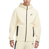Nike tech fleece jacket Nike Men's Sportswear Tech Fleece Windrunner Hooded Jacket - Coconut Milk/Black