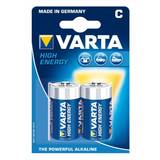 Batteries - C (LR14) Batteries & Chargers Varta High Energy C 2-pack