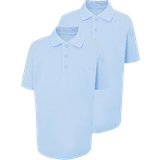 George for Good Boy's School Polo Shirts 2-pack - Light Blue