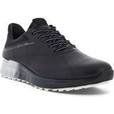 Ecco Men Shoes ecco Men's S-Three Spikeless Golf Shoes Black/Concrete/Black