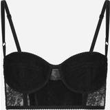 Polyamide Corsets Dolce & Gabbana Lace balconette corset with straps