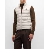 Moncler Denim Jackets Clothing Moncler Treompan down vest white