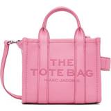 Pink Totes & Shopping Bags Marc Jacobs The Leather Mini Tote Bag - Fluro Candy Pink