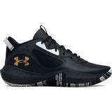 Basketball Shoes Children's Shoes Under Armour Lockdown 6 Basketball Shoes - Black/Metallic Gold