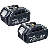 Batteries & Chargers Makita BL1850B-2 2-pack