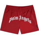 1-3M Bathing Suits Children's Clothing Palm Angels Logo Swim Trunks - Red (PBFD001C99FAB001-2501)