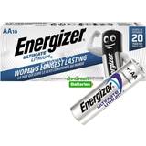Silver Batteries & Chargers Energizer AA Ultimate Lithium Compatible 10-pack
