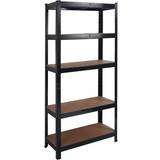 Black Furniture House of Home Houseware Shelving System 150x70cm