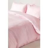 Monochrome Duvet Covers Homescapes Satin Stripe Egyptian Cotton with Duvet Cover Pink