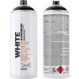 Montana White Synthetic Gloss Spray Paint Black 400ml