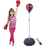 Punching Bag Boxing Sets Homcom Kids Training Boxing Set Black and Red