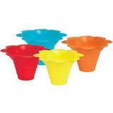 Plastic Cups Paragon 4 oz. multicolor flower drip tray snow cone cups