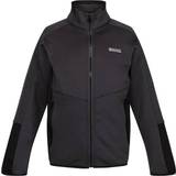 Zipper Fleece Garments Regatta Kid's Highton Winter Full Zip III - Dark Grey Black (RKA377_5AG)