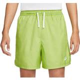 Nike Men's Sportswear Sport Essentials Woven Lined Flow Shorts - Vivid Green/ White