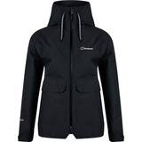 Black - Women Rain Jackets & Rain Coats Berghaus Women's Highraise Waterproof Jacket - Black