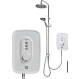 Electric Shower Shower Sets Triton Danzi DuElec (GEDADU11) White