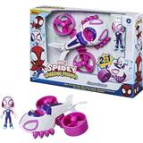Spider-Man Play Set Hasbro Marvel Spidey & his Amazing Friends 2 in 1 Ghost Spider & Copter Cycle