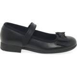 Ballerinas Children's Shoes Clarks Girl's Scala Tap School Shoes - Black Lea