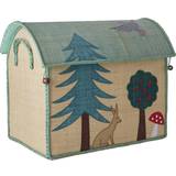 Rice Storage Boxes Rice Large Set of 3 Toy Baskets Happy Forest Theme