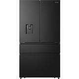 Hisense black fridge freezer Hisense PureFlat RF749N4SWFE E Black