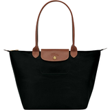 Black Handbags Longchamp Le Pliage Original L Tote Bag - Black