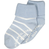 Polarn O. Pyret Socks With Non-Slip Nubs 2-pack - Light Blue