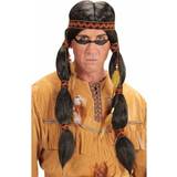 Wild West Long Wigs Fancy Dress Widmann Tatonka Indianer Perücke