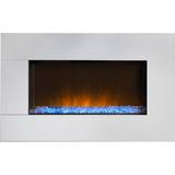 Dimplex Fireplaces Dimplex Diamantique Optiflame Electric Fire with Wall Mounted Fitting Mirrored Glass