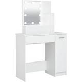 White Dressing Tables vidaXL 86.5x35x136 cm Dressing Table 35x86.5cm