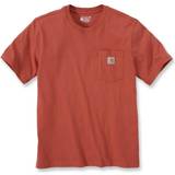 Carhartt Tops Carhartt k87 pocket s/s t-shirt terracotta