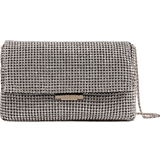 Silver Clutches Ted Baker Embellished Woven CrossBody Bag - Silver