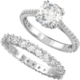 Swarovski Jewellery Sets Swarovski Constella Set Ring - Silver/Transparent