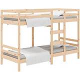 200cm Beds vidaXL Solid Wood Pine Bunk Bed 85.5x205.5cm