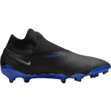 Nike Knit Fabric Football Shoes Nike Phantom GX Pro FG - Black/Hyper Royal/Chrome