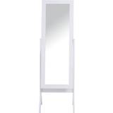 White Floor Mirrors Homcom Freestanding Dressing Floor Mirror 47x148cm