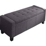 Black Furniture GFW Verona Storage Bench 104x39cm