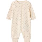 Florals Night Garments Name It Printed Nightsuit - Buttercream