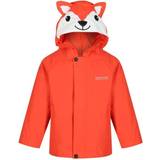 3-6M Rainwear Regatta Kid's Animal Print Waterproof Jacket - Magma Fox