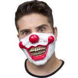 Circus & Clowns Masks Horror-Shop Halbmaske aus Latex für Halloween