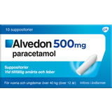 GSK Joint & Muscle Pain - Pain & Fever Medicines Alvedon 500mg 10pcs Suppository