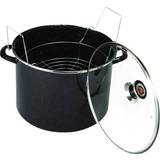 Keep Warm Function Pressure Cookers Granite Ware Steel Canner 21 qt