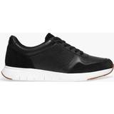 Fitflop Shoes Fitflop Stacked Leather Trainers, Black