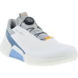 Ecco Golf Shoes Ecco BIOM Hybrid BOA Men's Golf Shoe, White/Blue, Spikeless Club