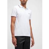 Moncler Men - S Clothing Moncler Gray Stripe Polo 984 GREY