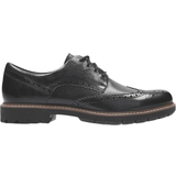 Men Low Shoes Clarks Batcombe Wing - Black Leather