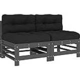 vidaXL Middle Cushions Modular Sofa