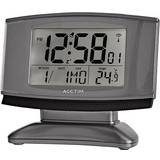 Acctim Cuba Alarm Clock Titanium/Black