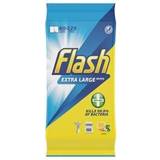 Lemon Hand Sanitisers Flash Strong and Thick Anti-Bacterial Wipes Lemon Pack of 406127