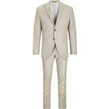 Jack & Jones Solaris Super Slim Fit Suit - Grey/Pure Cashmere