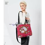 Fabric Tote Bags Simplicity sewing pattern 8709 one size